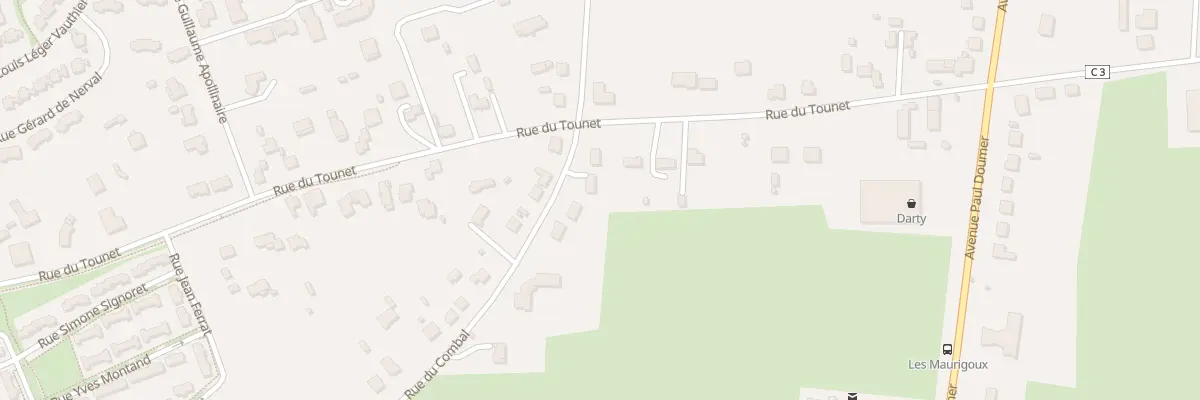 Plan du 3 Rue du Combal à Bergerac