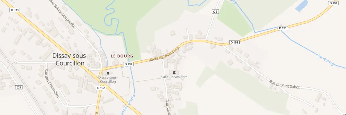 Plan du 2 Rte de Villebourg à Dissay-sous-Courcillon