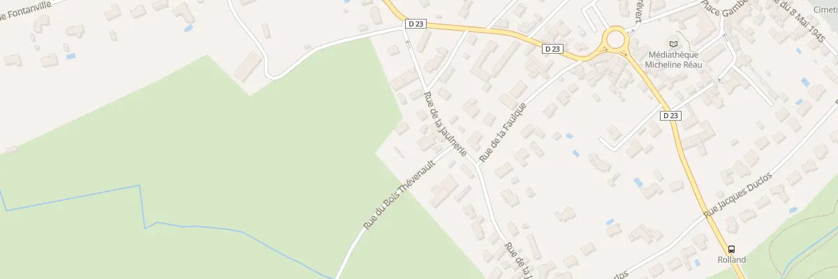 Plan du 25 Rue de la Jaulnerie à Naintré