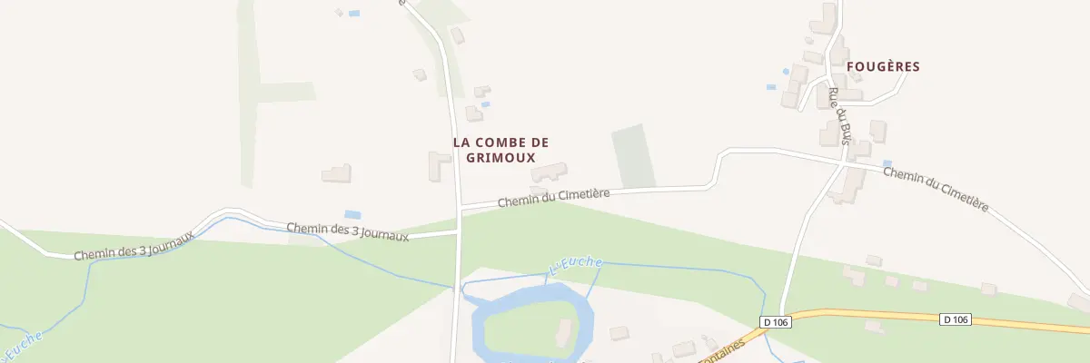 Plan du 45 La Combe à Chapdeuil