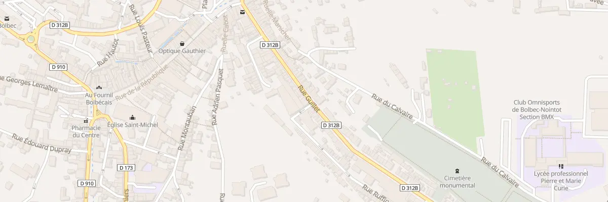 Plan du 56 Rue Guillet à Bolbec