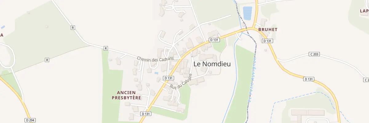 Plan du 1 Pl du Puits à Nomdieu