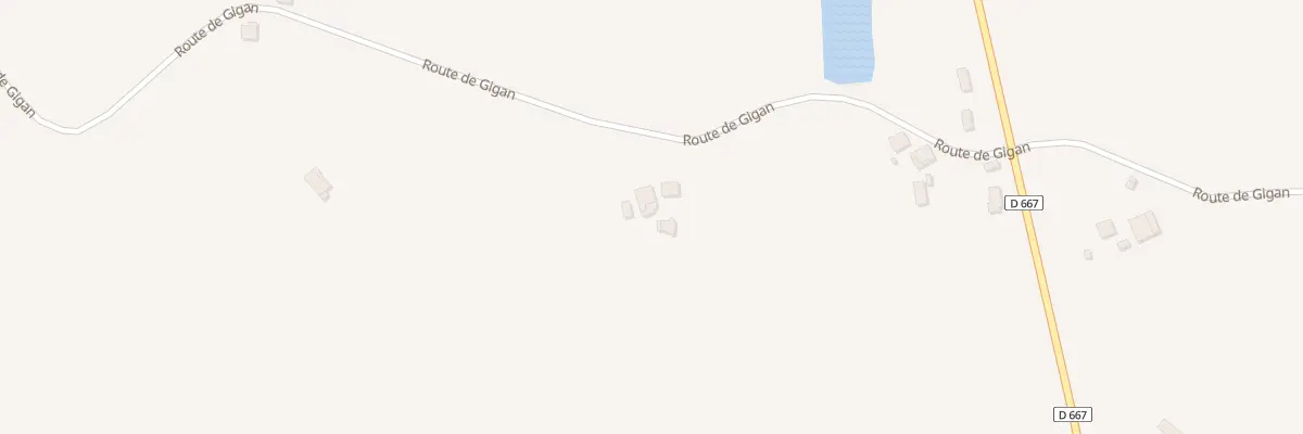 Plan du 1398 Rte de Gigan à Coulx