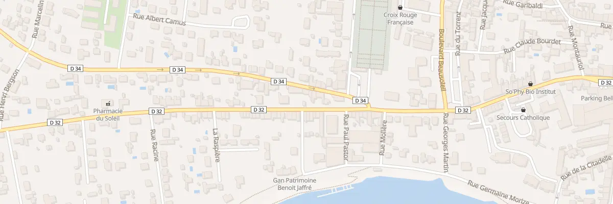 Plan du 12 Rue Waldeck Rousseau à Bergerac