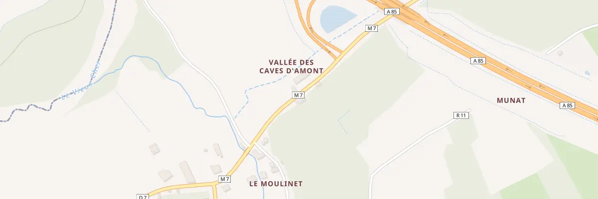Plan du 3 Vallee de Mortaise à Vallères