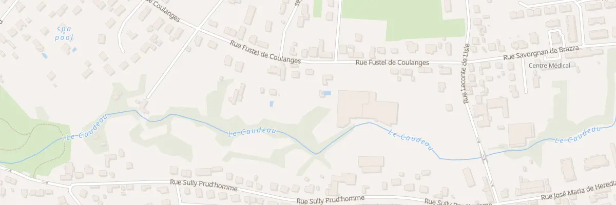 Plan du 22 Rue Fustel de Coulanges à Bergerac