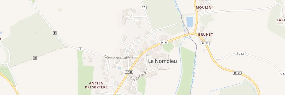 Plan du 26 Le Bourg à Nomdieu