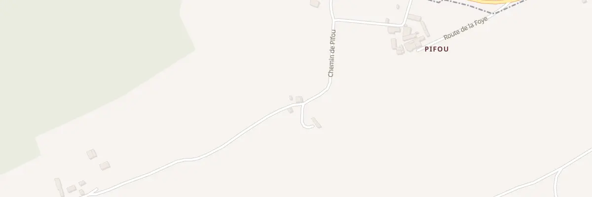 Plan du 4 Che de Pifou à Thuré
