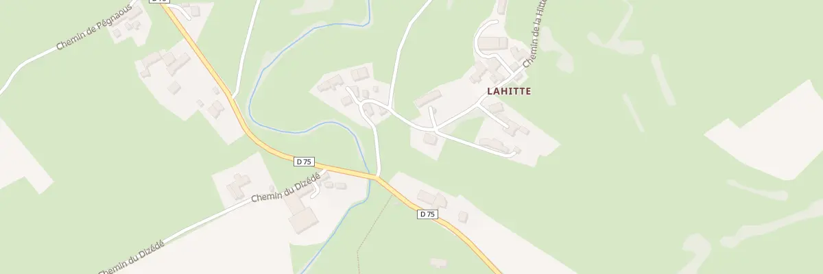 Plan du 4 Che de la Hitte à Bize