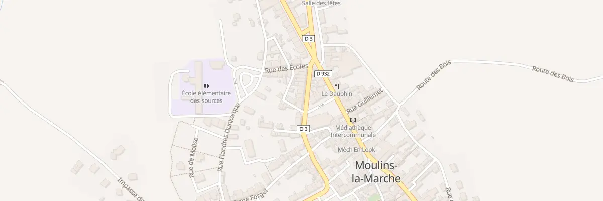 Plan du 9023 Rue Robergel à Moulins-la-Marche
