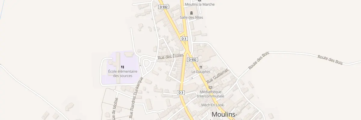 Plan du 37 Rue Robergel à Moulins-la-Marche
