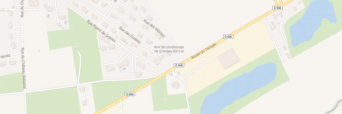 Plan du 13 Rue des Muriers à Granges-sur-Lot