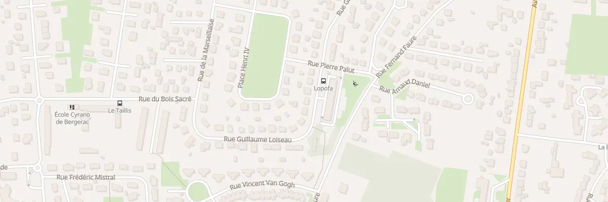 Plan du 39 Rue Guillaume Loiseau à Bergerac