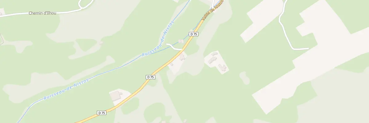 Plan du 18 Rte Vallee de Nistos à Nistos