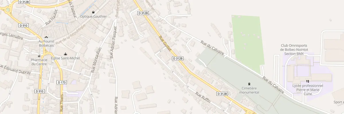 Plan du 66B Rue Guillet à Bolbec