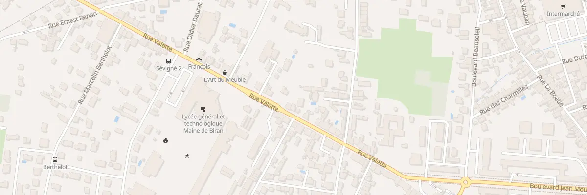 Plan du 113 Rue Valette à Bergerac