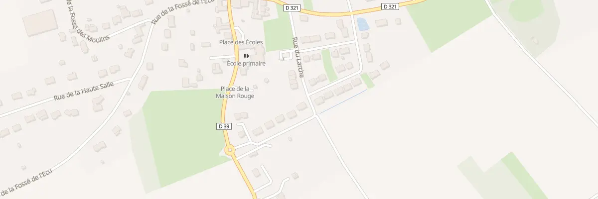 Plan du 9 Rue de la Maison Rouge à Vallères