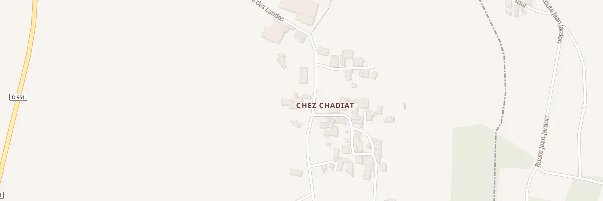 Plan du 8 Rue des Landes à Saint-Claud