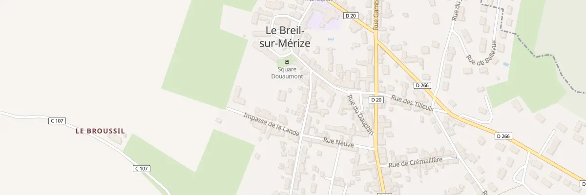 Plan du 6 Rue Armand Charbonnier au Breil-sur-Mérize