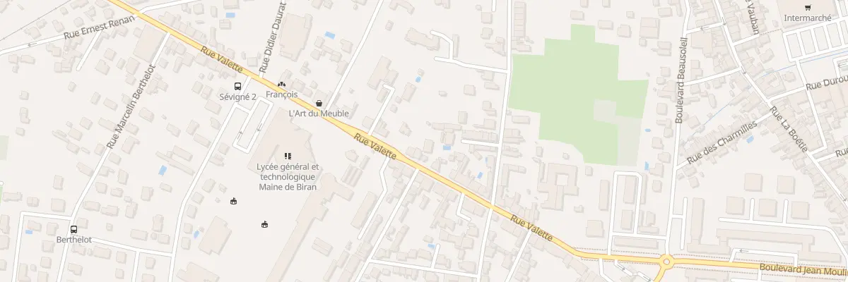 Plan du 111 Rue Valette à Bergerac