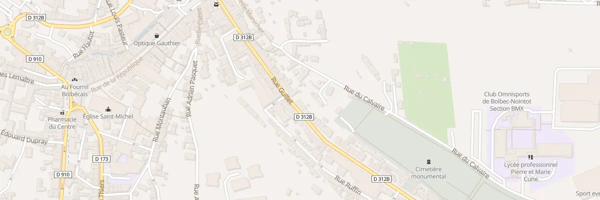 Plan du 75B Rue Guillet à Bolbec