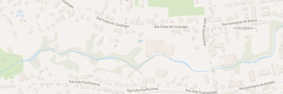 Plan du 18 Rue Fustel de Coulanges à Bergerac