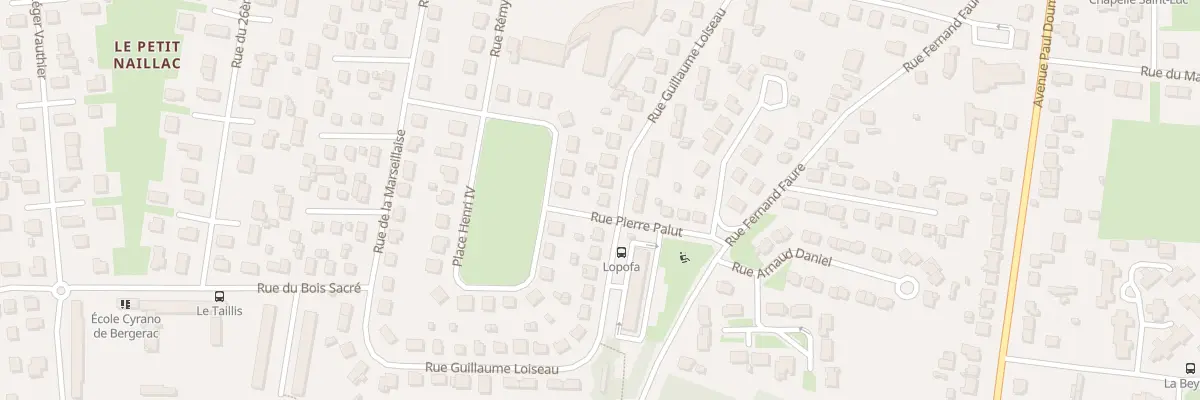Plan du 31 Rue Guillaume Loiseau à Bergerac