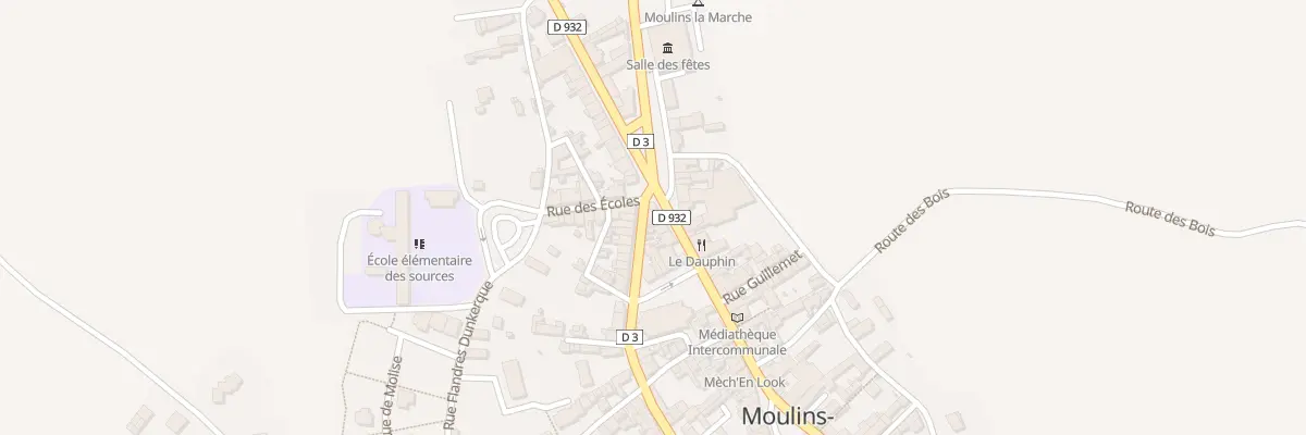 Plan du 12 Rue Robergel à Moulins-la-Marche