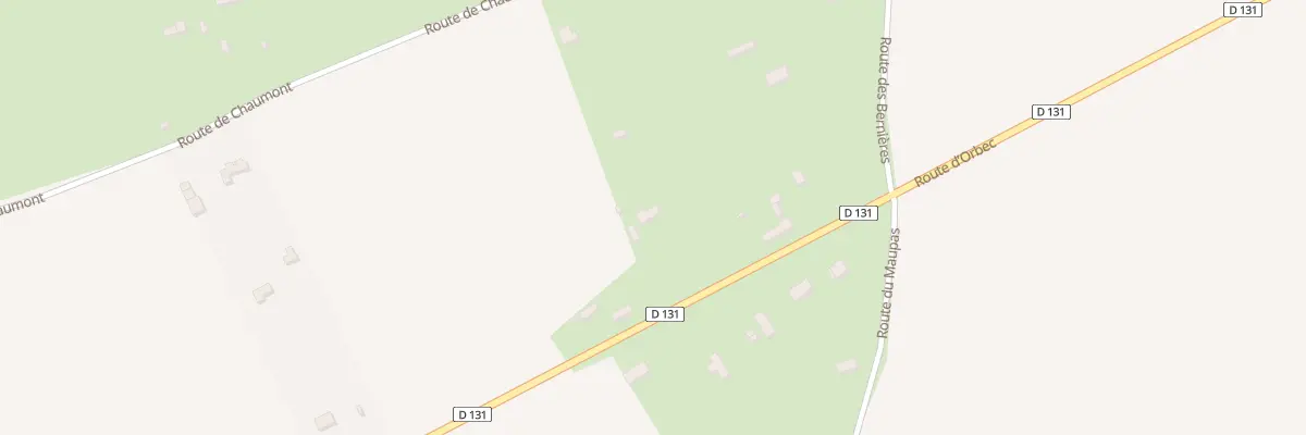 Plan du 968 Rte d’Orbec à Capelle-les-Grands