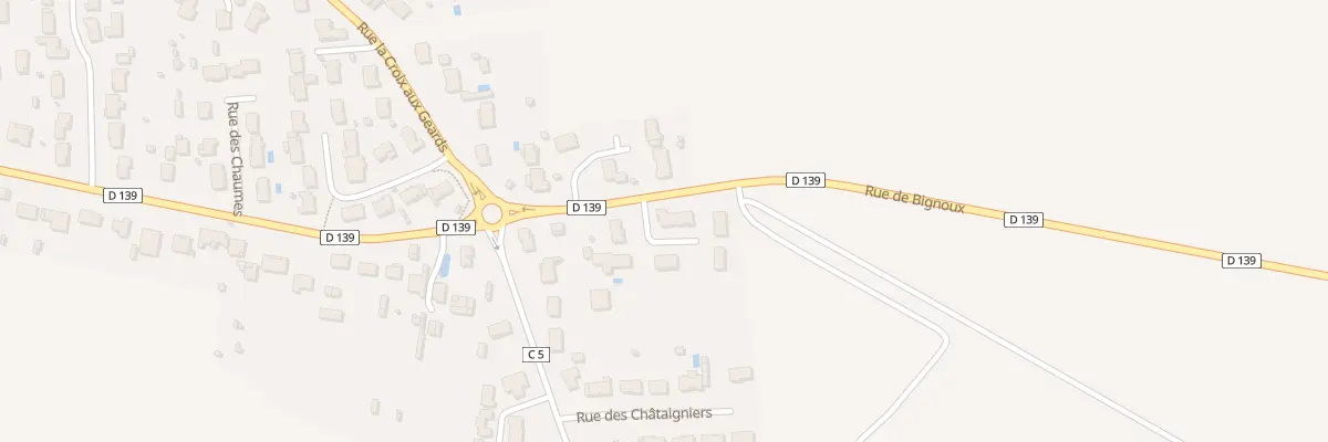Plan du 1 Rue des Cerisiers à Bignoux