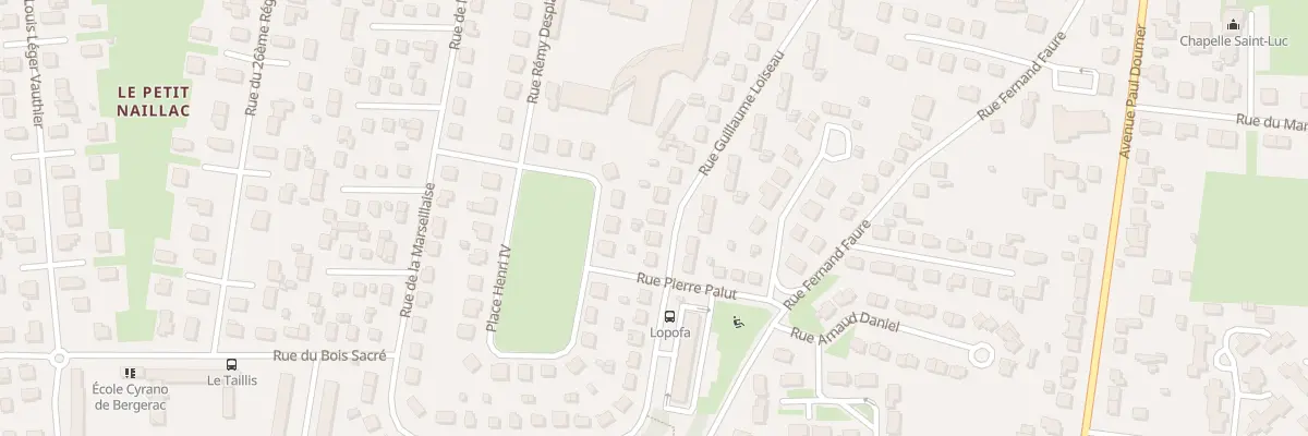 Plan du 27 Rue Guillaume Loiseau à Bergerac