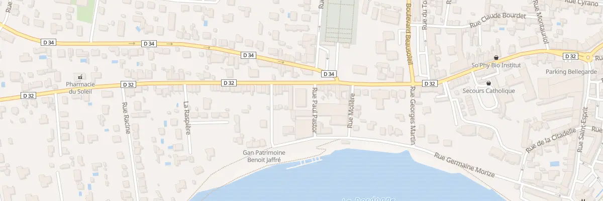 Plan du 1 Av Aristide Briand à Bergerac