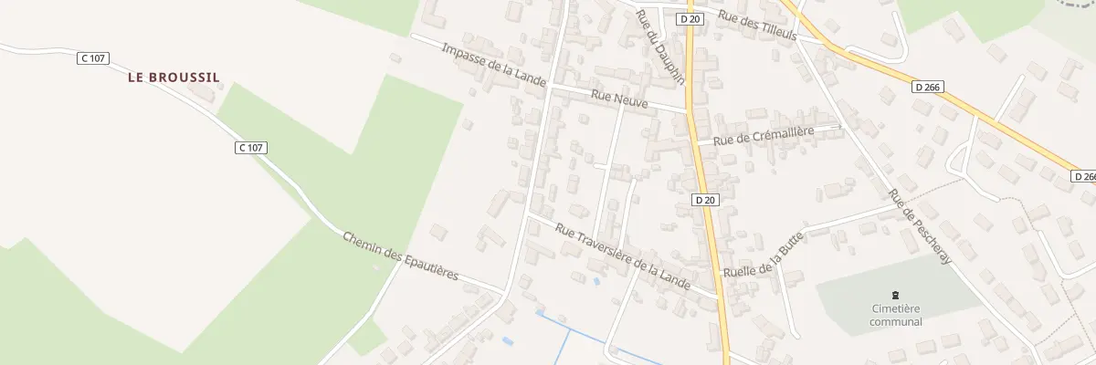 Plan du 23 Rue Armand Charbonnier au Breil-sur-Mérize