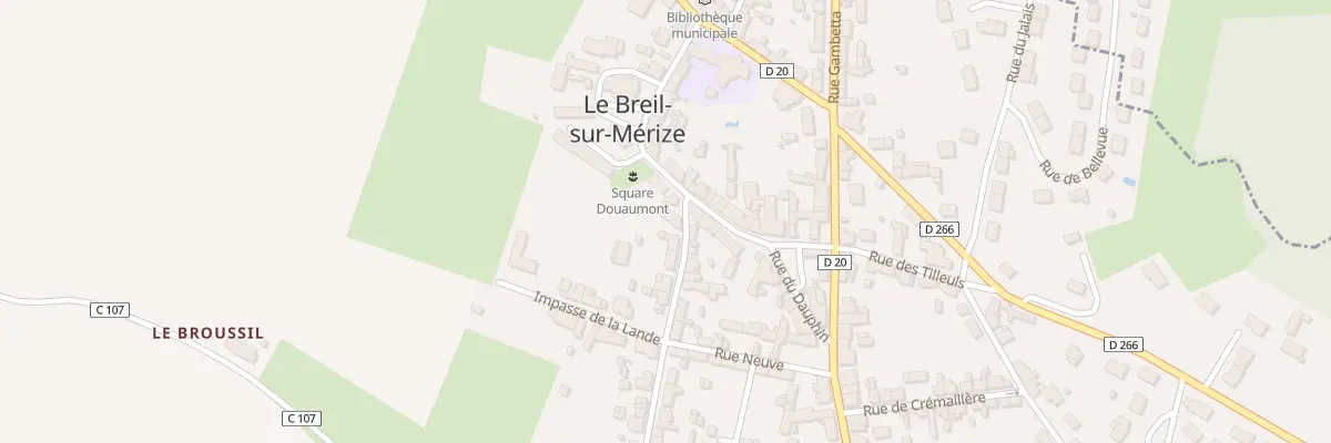 Plan du 2 Rue Armand Charbonnier au Breil-sur-Mérize