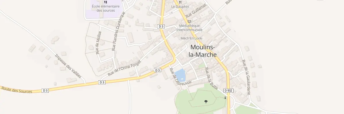 Plan du 184 Rue Robergel à Moulins-la-Marche