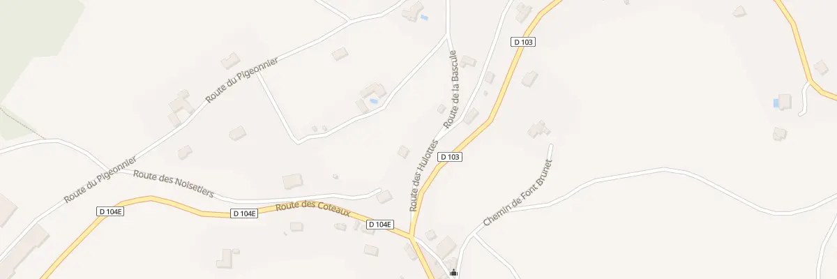 Plan du 9 Rte de la Bascule à Montagrier
