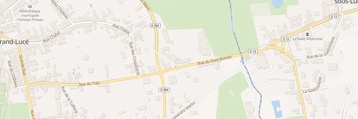 Plan du 59 Rue du Pont Roman au Grand-Lucé