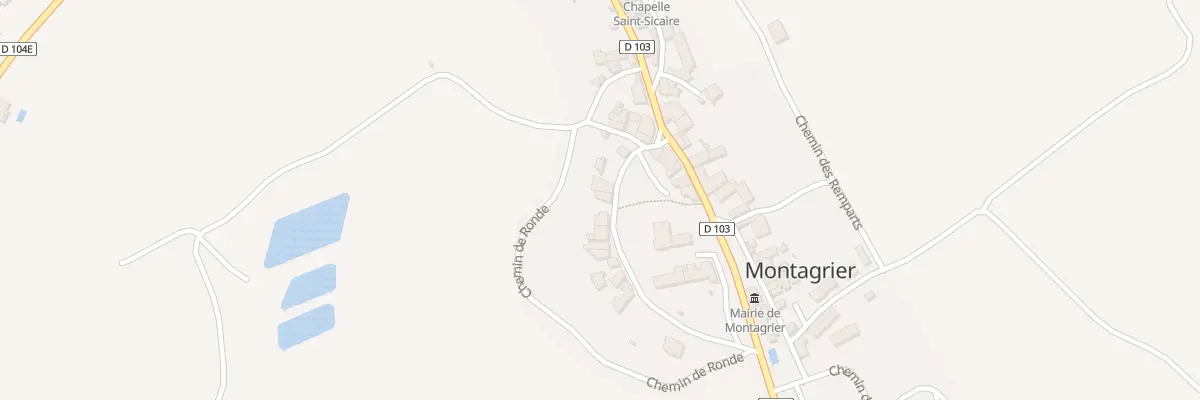 Plan du 17 Rue Petite Rue à Montagrier