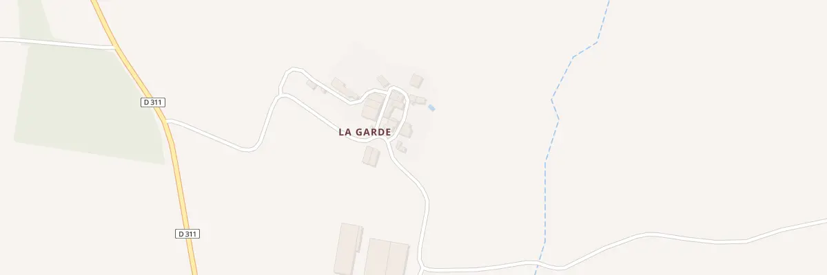 Plan du 4 La Garde à Saint-Laurent-de-Céris
