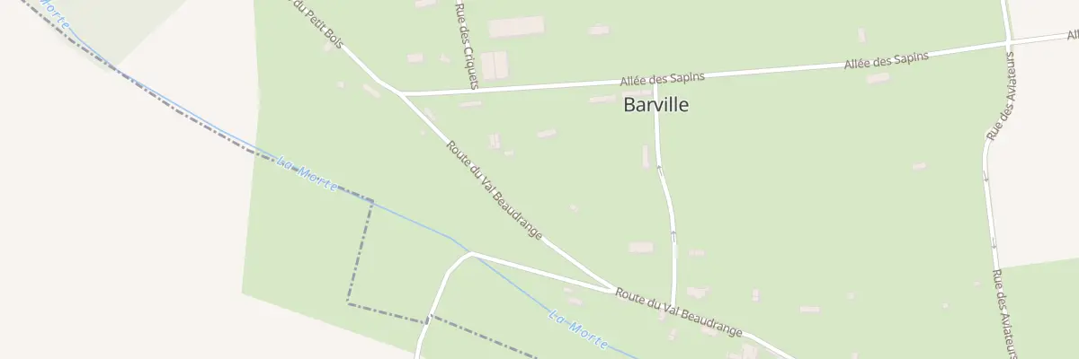 Plan du 140 All des Sapins à Barville