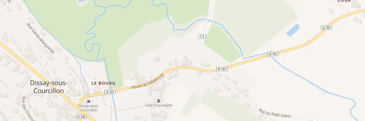 Plan du 3 Rte de Villebourg à Dissay-sous-Courcillon