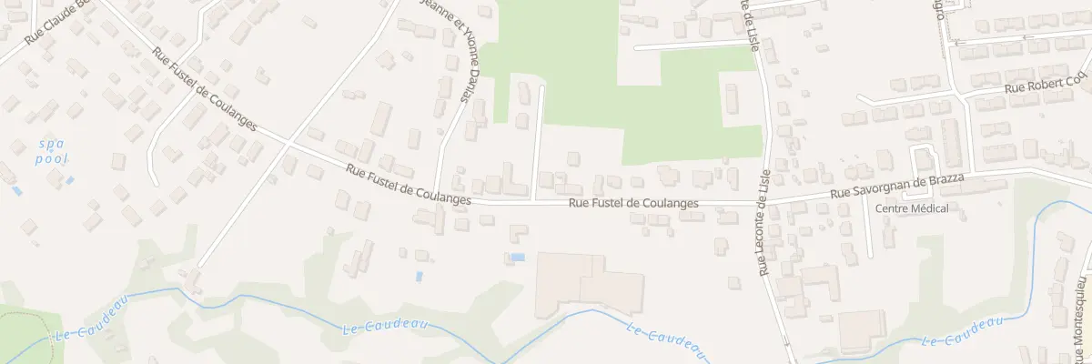 Plan du 15 Rue Fustel de Coulanges à Bergerac