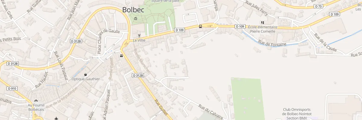 Plan du 11 Rue du Calvaire à Touffreville-la-Corbeline