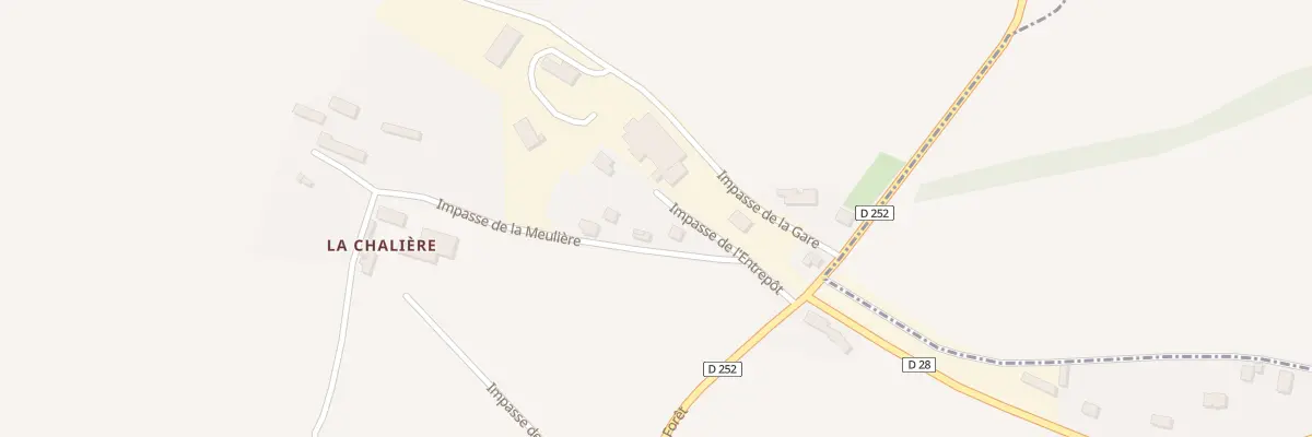 Plan du 406 La Chaliere-Nord à Moulins-la-Marche