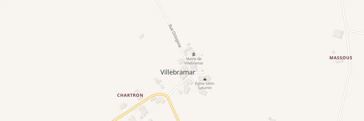 Plan du 13 Le Bourg à Villebramar