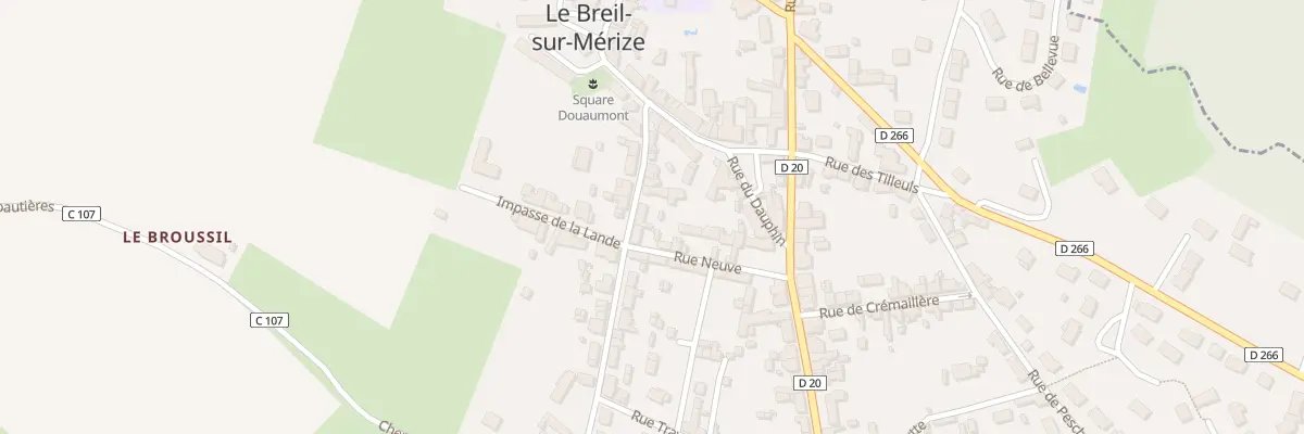 Plan du 7 Rue Armand Charbonnier au Breil-sur-Mérize
