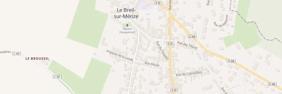 Plan du 3 Rue Armand Charbonnier au Breil-sur-Mérize