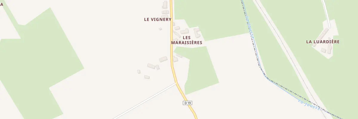 Plan du 5104 Les Maraisieres à Prévelles