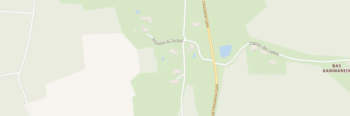 Plan du 62 Bas-Gammareix-Ouest à Beleymas