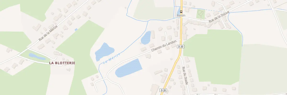 Plan du 10 Che du Landon au Breil-sur-Mérize